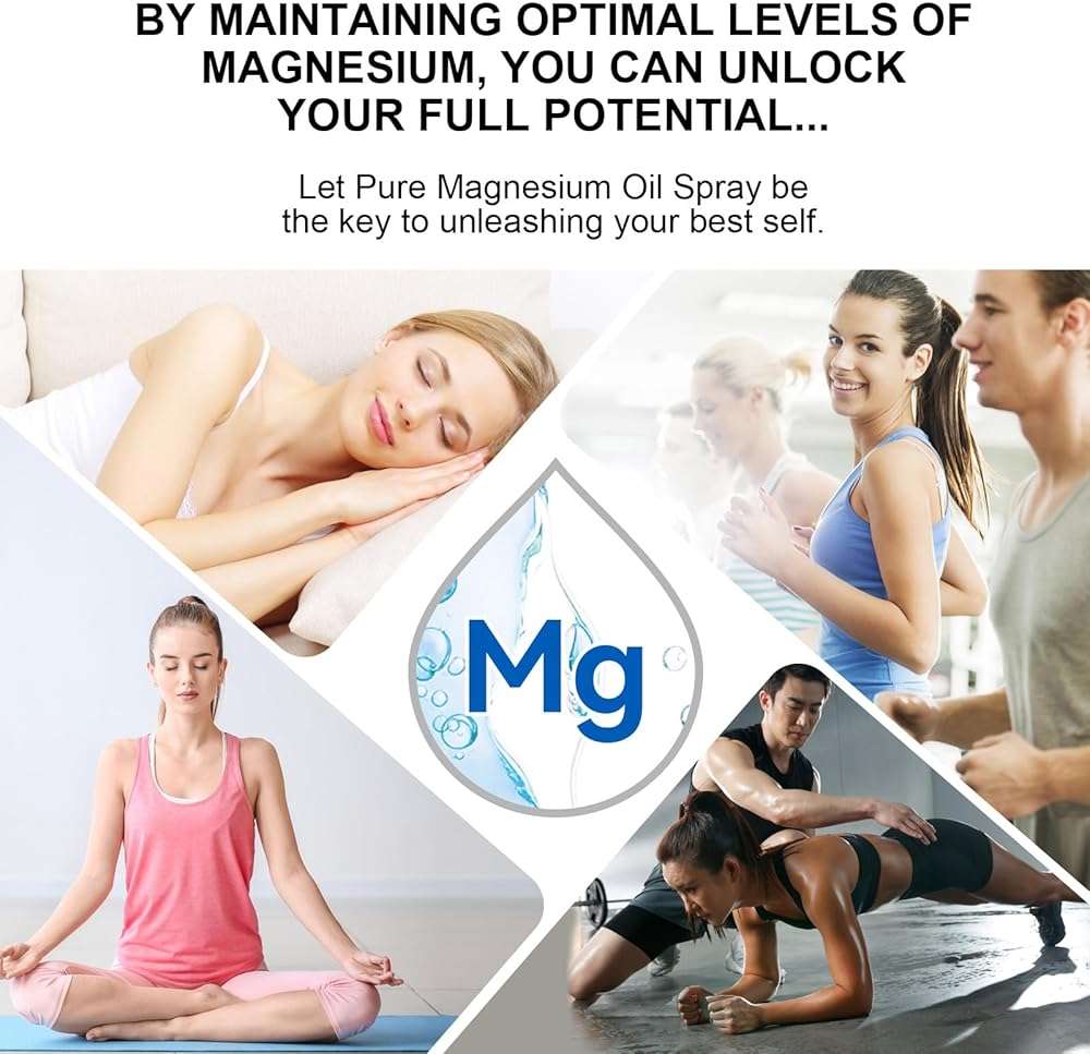 Pure Magnesium Oil Spray,Topical Spray-Made with Concentrated Pure Magnesium Chloride Oil 4 fl oz - Image 3