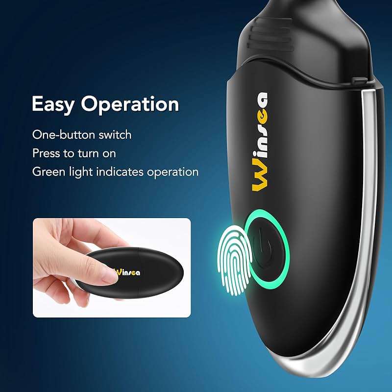 Winsea Ear and Nose Hair Trimmer for Men and Women – Travel Trimmer, High-Precision Nose Shaver, USB Rechargeable, Waterproof, Safe & Quiet Operation, Portable Ear Hair Remover Design (Black) - Image 4