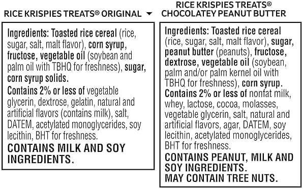 Rice Krispies Treats Crispy Rice and Marshmallow Squares, Kids Snack Box, Cereal Bars, Variety Pack (30 Bars) - Image 3