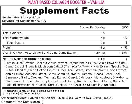Vitauthority Vegan Collagen Powder for Women - Plant Based Collagen Supplement for Women with Proprietary Vegan Hair Skin and Nails Vitamins - Vegetarian Collagen Powder with Hyaluronic Acid - Image 2