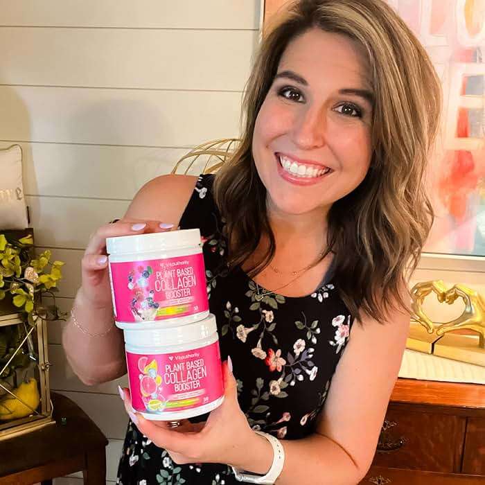 Vitauthority Vegan Collagen Powder for Women - Plant Based Collagen Supplement for Women with Proprietary Vegan Hair Skin and Nails Vitamins - Vegetarian Collagen Powder with Hyaluronic Acid - Image 4
