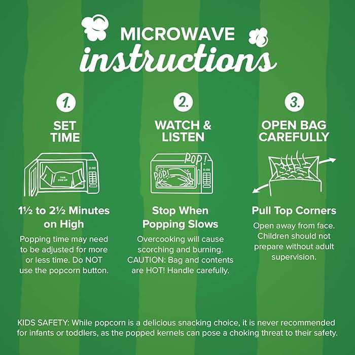 Kettle Corn Microwave Popcorn, Mini Bags, 1.16 oz, 12 Count, Gluten-Free, No Artificial Flavors + Create Sticker - Image 5