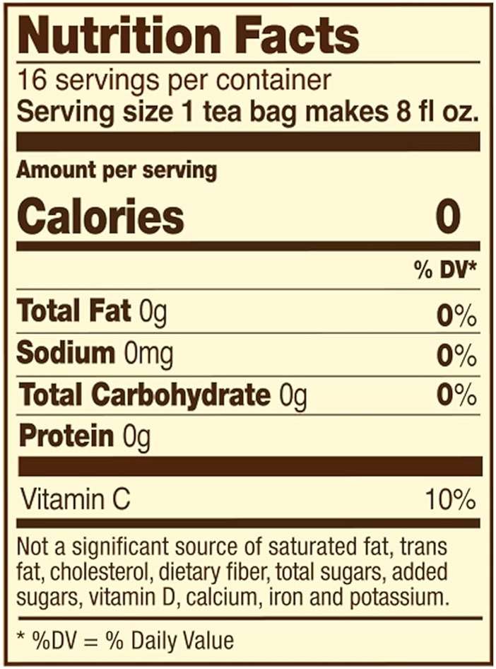 Celestial Seasonings Lemon Honey Drop Herbal Tea, 16 Tea Bags Box - Image 2