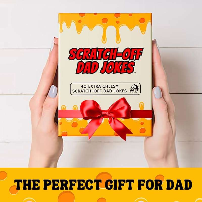 Gifts for Dad - Scratch Off Dad Jokes - Dad Christmas Gifts, White Elephant Gifts for Adults, Funny Gifts, Dad Birthday Gift, Gifts for Husband, Gifts for Men, Dad Stocking Stuffers - Image 5