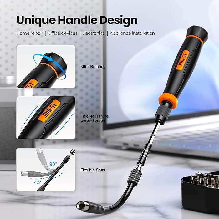 JOREST 152 in 1 Precision Screwdriver Set, Tool Gifts for Men, Magnetic Tool Kit with Torx Triwing Bits, Repair for Electronics,Macbook, Laptop, PC, RC, PS5, iphone,Jewelers, XBOX, Glasses - Image 2