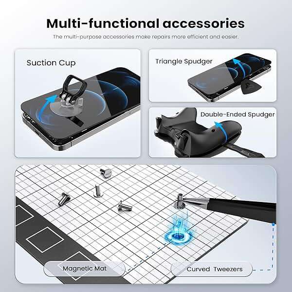 JOREST 152 in 1 Precision Screwdriver Set, Tool Gifts for Men, Magnetic Tool Kit with Torx Triwing Bits, Repair for Electronics,Macbook, Laptop, PC, RC, PS5, iphone,Jewelers, XBOX, Glasses - Image 6