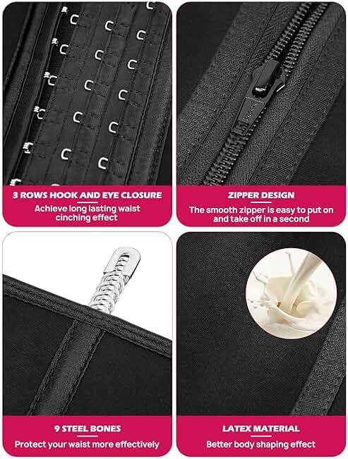 Atbuty Short Torso Waist Trainer for Women Small Tummy Control Sport Girdle Hourglass Belly shaper - Image 8