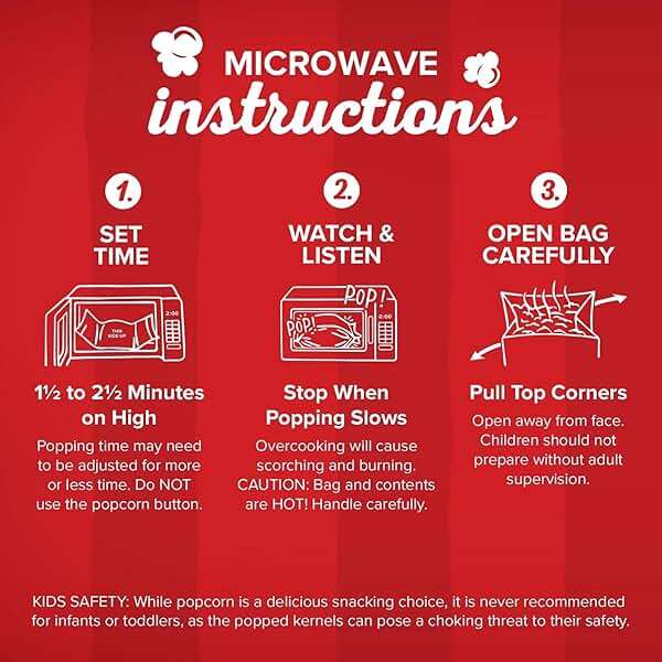 Movie Theater Butter Microwave Popcorn, Mini Bags, 1.5 oz, 12 Count - Gluten-Free, No Artificial Flavors + Create Sticker - Image 8