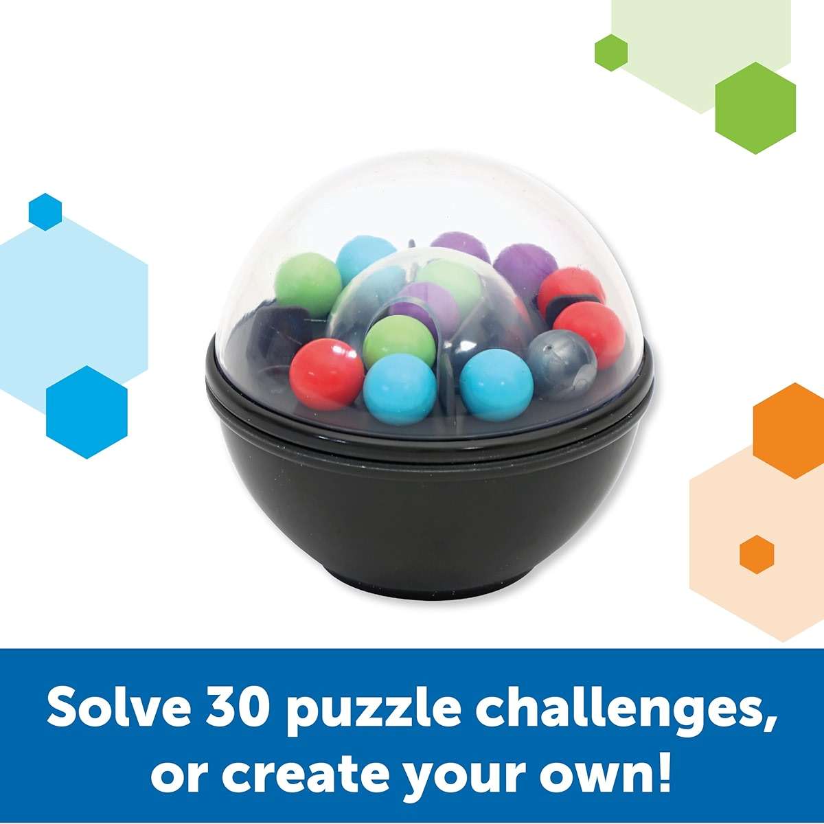 Learning Resources Scramboozle Puzzle Ball - 3D Brain Teaser Puzzles for Kids and Adults, Puzzles for Teens, Problem Solving Puzzle Games, Travel Games, Fidget Toys, Gifts for Boys and Girls - Image 3