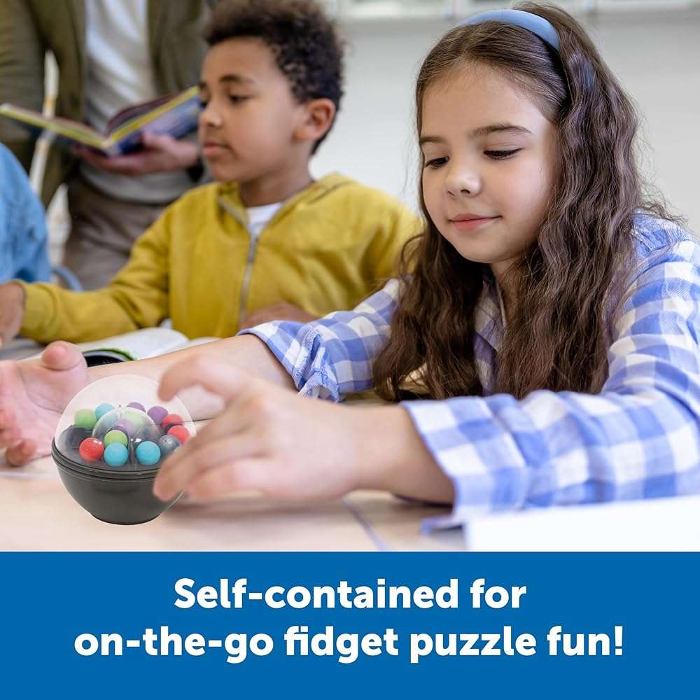 Learning Resources Scramboozle Puzzle Ball - 3D Brain Teaser Puzzles for Kids and Adults, Puzzles for Teens, Problem Solving Puzzle Games, Travel Games, Fidget Toys, Gifts for Boys and Girls - Image 4