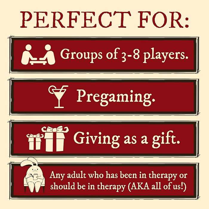 Horrible Therapist: Extra Horrible Edition by Exploding Kittens - A Card Game for 3-8 Players, Ages 17+ - Adult Party Game for Family Night - Image 6