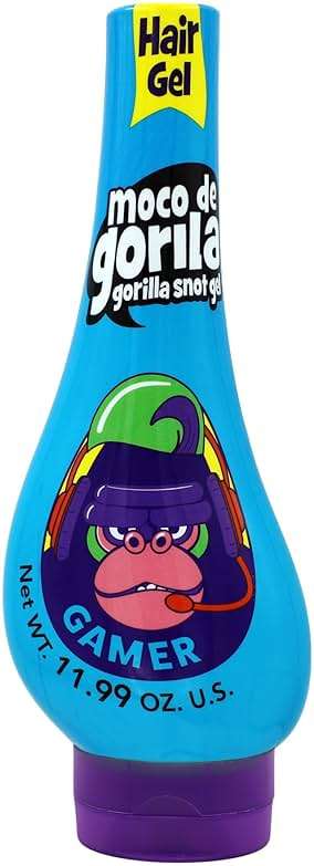 Moco de Gorila Gamer Hair Styling Gel, Long-Lasting Hold, Reactivatable with Water, 11.92 Oz Squeezable Bottles (Pack of 3) - Image 2