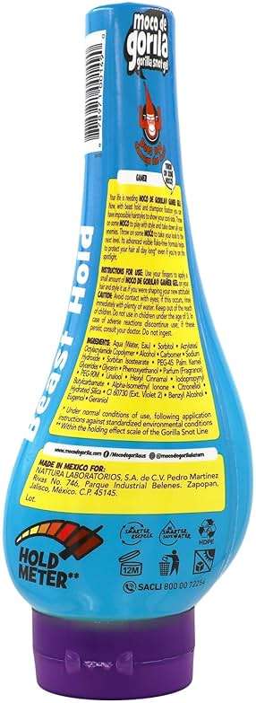Moco de Gorila Gamer Hair Styling Gel, Long-Lasting Hold, Reactivatable with Water, 11.92 Oz Squeezable Bottles (Pack of 3) - Image 4