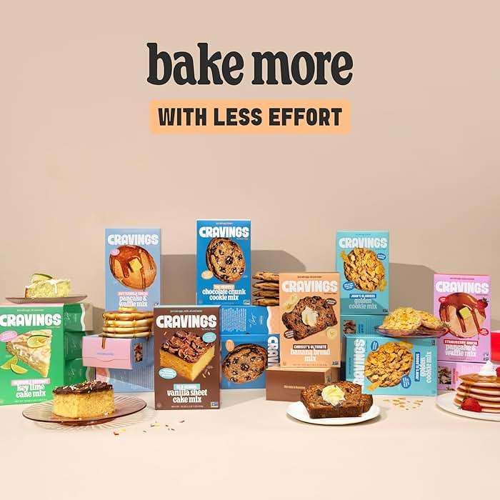 Cravings by Chrissy Teigen Chocolate Chip Cookie Mix – Makes 12 4-inch Cookies, Includes Chocolate Chunks, Easy Cookie Mix (Pack of 3) - Image 6