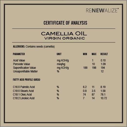Renewalize ORGANIC CAMELLIA SEED OIL Skin Moisturizer | Unrefined Cold Pressed 100 Percent Pure | Large 4 fl oz bottle | Moisturizing Oil for Hair Face Skin and Body - Image 4