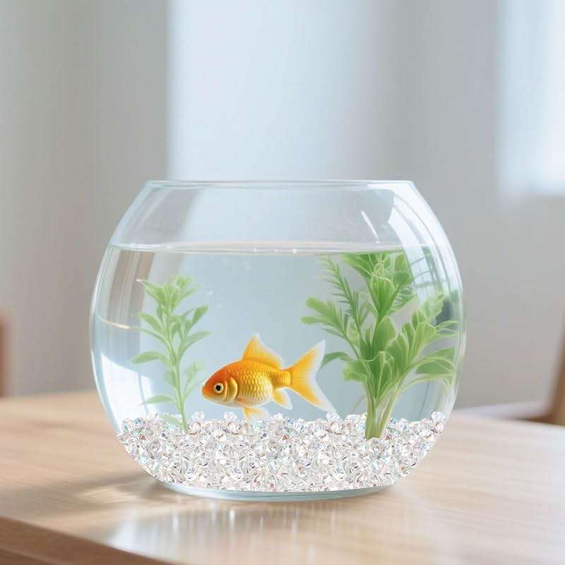 DomeStar 4200PCS Mini Clear Fake Ice for Vase Fillers, Iridescent Acrylic Fake Diamonds Gems for Centerpiece Fish Tank Table Scatter Photography Props Display Decor (0.23 * 0.33) - Image 8