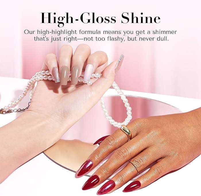 AZUREBEAUTY Chrome Quick Dry Nail Polish | Shine Pearl, Natural Lustrous Enamel | DIY Manicure & Pedicure with Chrome Finish - Image 5