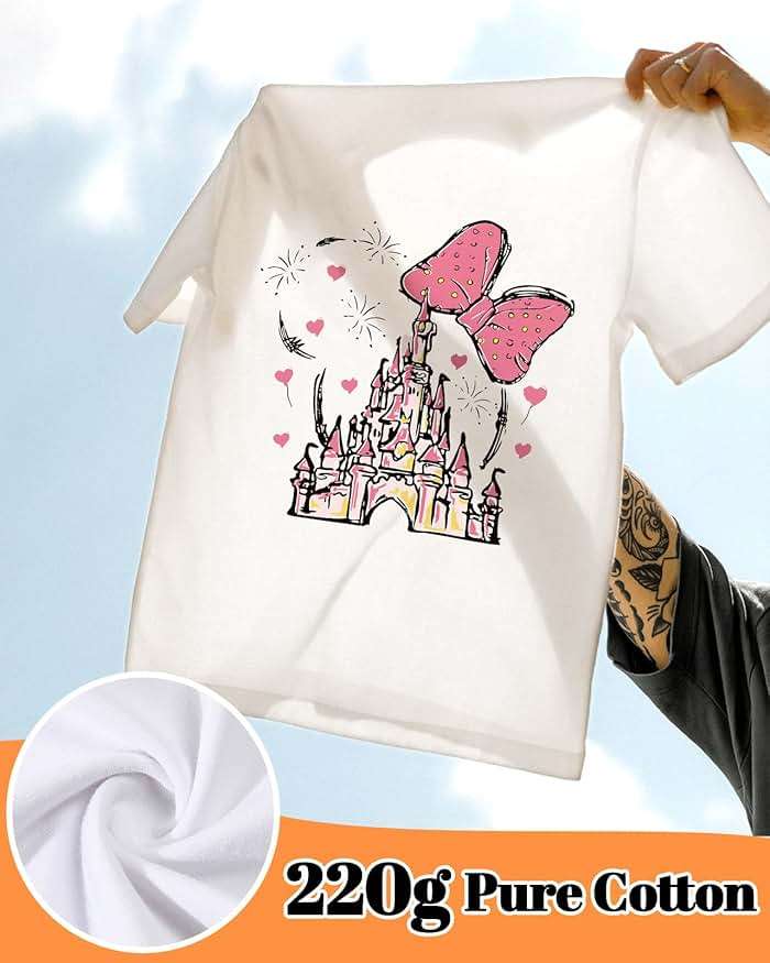 Flafens T Shirts for Women Graphic Tees - Womens T-Shirts Cotton Cute Fit Tshirts Teens Girls - Image 5
