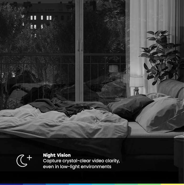 Chamberlain myQ Smart Indoor Security Camera – 1080p HD Video, Night Vision, Motion Detection, Wi-Fi, Two-Way Audio, Smartphone Control - Image 6
