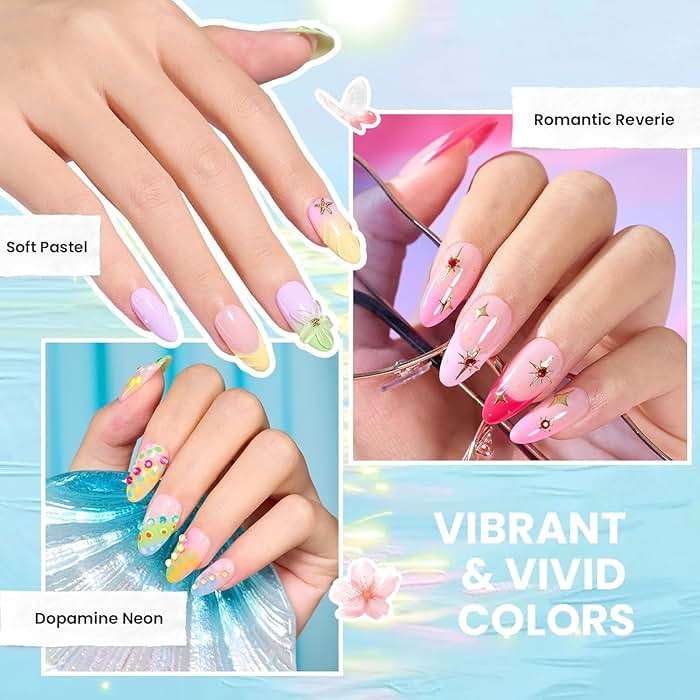 Beetles 110 PCS Gel Nail Polish Set, 100 Colors Infinite Inspiration Gift Spree All Season Red Brown Green Black Gel Polish with 5Pcs Base Top Coat Soak off UV Gel for Manicure Lovers DIY at Home - Image 5