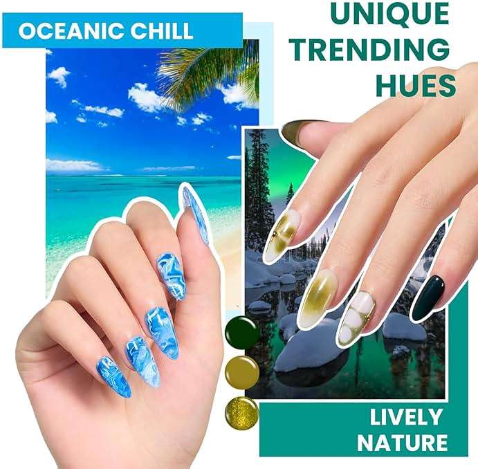 Beetles 110 PCS Gel Nail Polish Set, 100 Colors Infinite Inspiration Gift Spree All Season Red Brown Green Black Gel Polish with 5Pcs Base Top Coat Soak off UV Gel for Manicure Lovers DIY at Home - Image 6