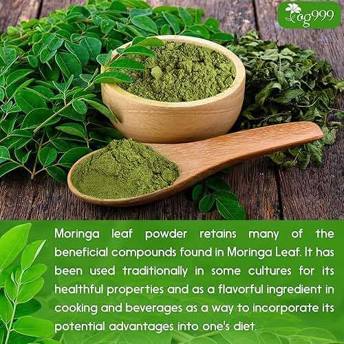 TOG999, Premium 16oz Moringa Leaf Powder, 100% Natural and Pure from Moringa Leaves, No Additives, No Gluten, No Sugar, Vegan - Image 8