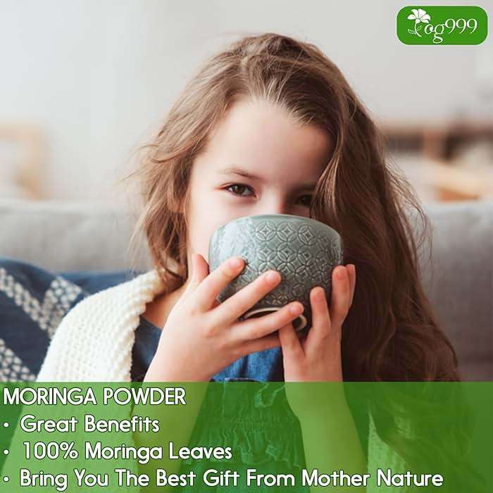 TOG999, Premium 16oz Moringa Leaf Powder, 100% Natural and Pure from Moringa Leaves, No Additives, No Gluten, No Sugar, Vegan - Image 9