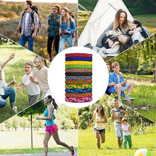 BuggyBands 24 Pack Mosquito Repellent Bracelets for Adults & Kids, DEET-Free, Individually Wrapped, Adjustable PU Leather Bug Repellent Wrist Bands - Image 7
