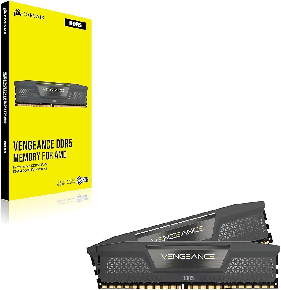 CORSAIR Vengeance DDR5 RAM 16GB (2x8GB) Up to 5200MHz CL40 AMD EXPO Intel XMP 3.0 Desktop Computer Memory - Gray - Image 6