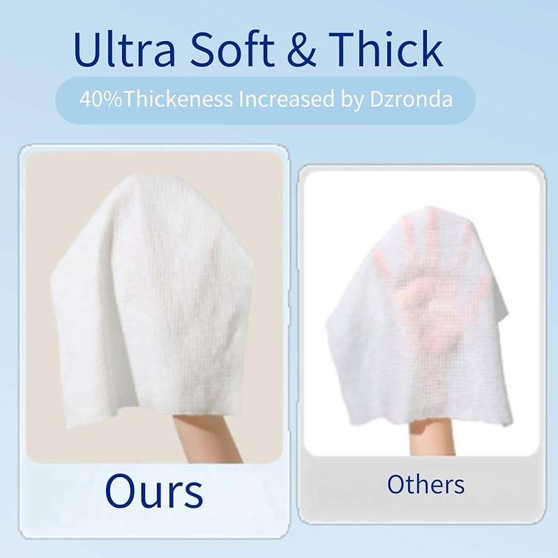 Dzronda Disposable Compressed Towels, Portable Compressed Towel Tablets, 28Pcs Travel Wash Cloth, Thicker Super Absorbent Wash Cloths for Travel, Face Towel Ideal for Outdoor Camping Hiking (28Pcs) - Image 7