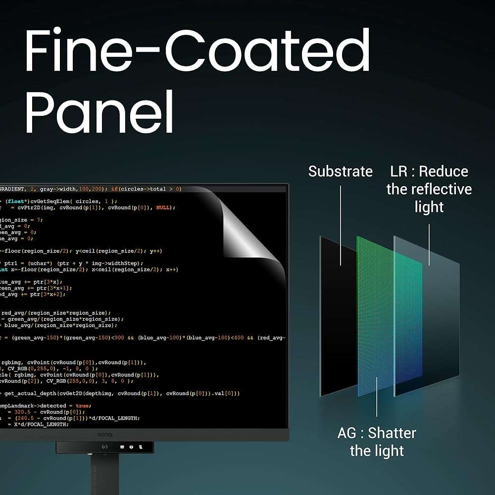 BenQ RD280U 28.2” 4K 3840x2560 3:2 Programming Monitor, Eye-Care, Nano Matte Panel, Coding Modes, MoonHalo Backlight, 90W USB-C, KVM, VESA Mount, Developer Monitor - Image 7