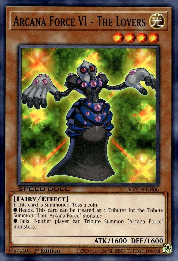 YU-GI-OH! Arcana Force VI - The Lovers - SGX4-ENB06 - Common - 1st Edition - Image 1