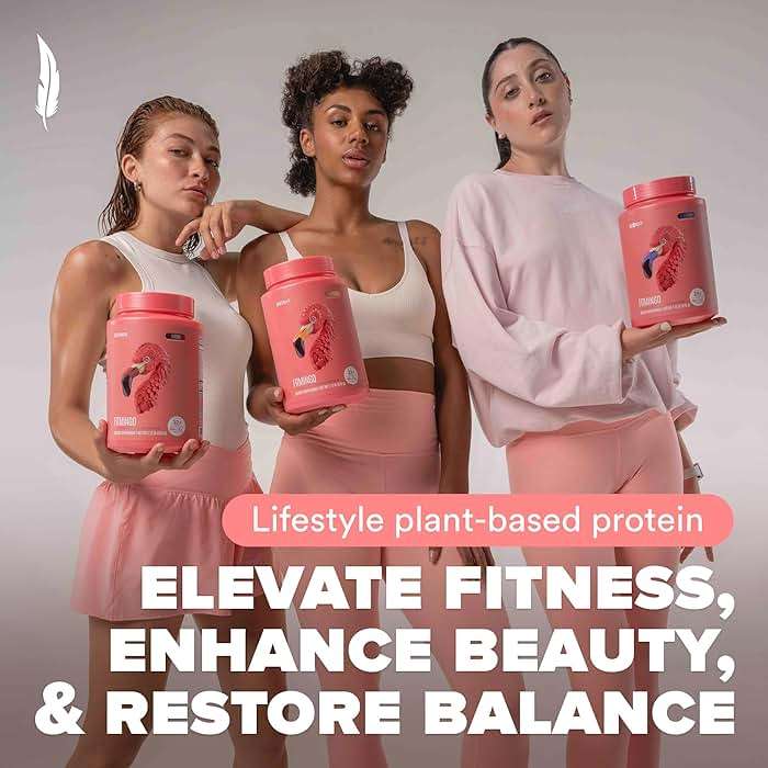 BIRDMAN Fitmingo Vegan Protein Powder with Inositol, Collagen Boosters, Hyaluronic Acid and Vitamins | Low Carb, Dairy Free, Lactose Free, Low Calorie | 23g Plant Based Vanilla Protein Powder - Image 5