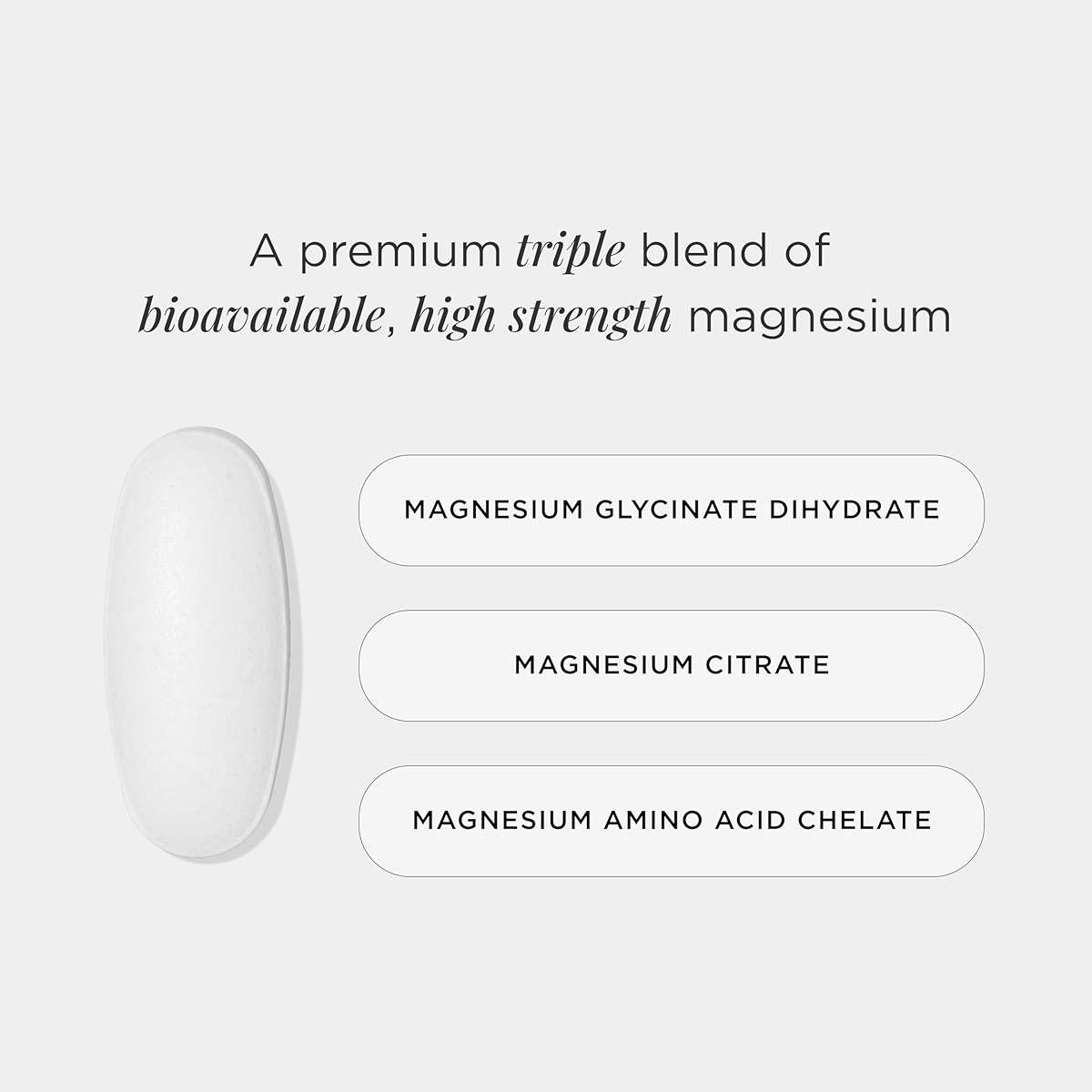 JSHealth Magnesium Supplement for Sleep. 400mg Triple-Form Glycinate, Citrate, Amino Acid Chelate. By Nutritionist Jessica Sepel (60 Tablets) - Image 4