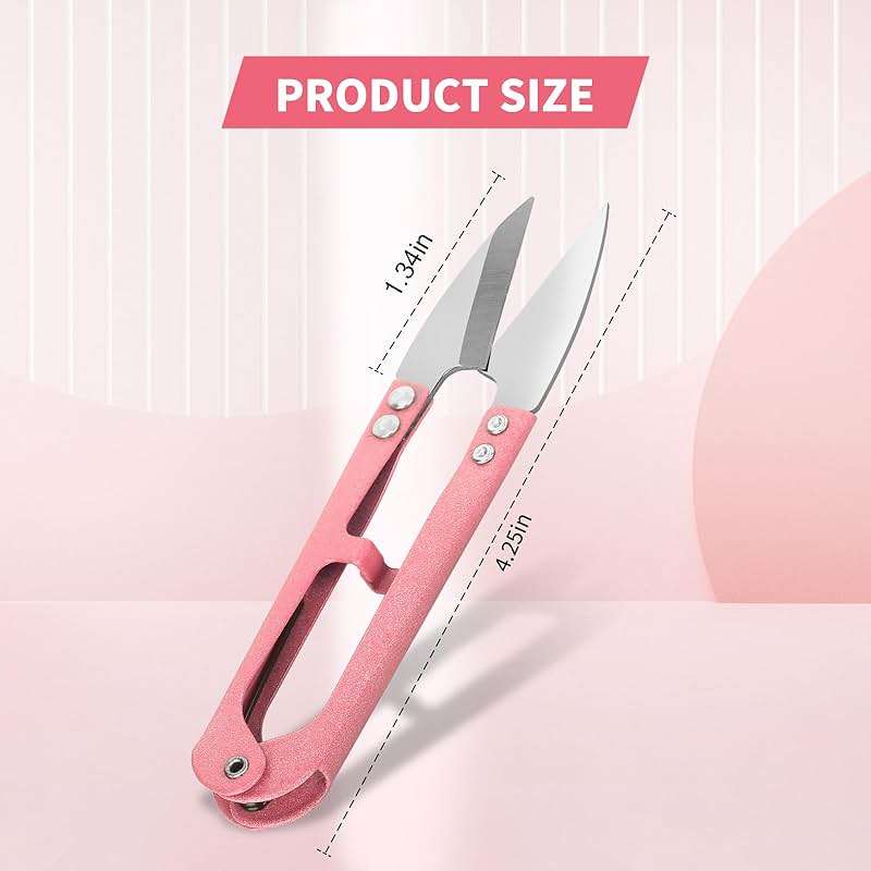 CZZXI 3PCS Thread Snips, High-Carbon Steel Thread Cutter, 4.25inch Yarn Scissors for Sewing, Quilting, Knitting, DIY, Jewelry Making, Bonsai Bud and Leaves Pruning. - Image 3