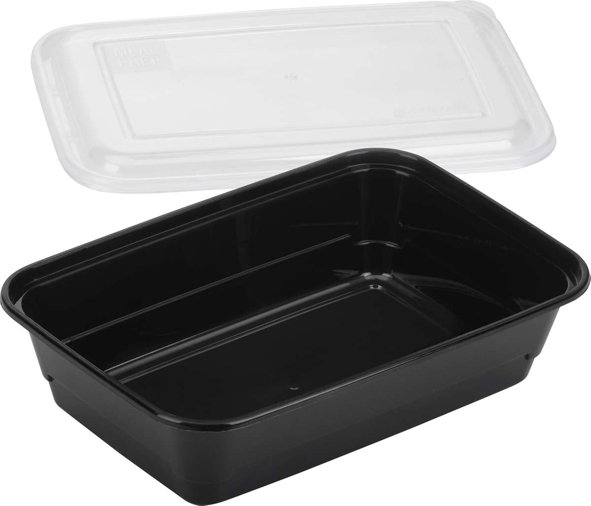 GoodCook Meal Prep Rectangle Single Compartment 30 units, Black, BPA Free - Image 9
