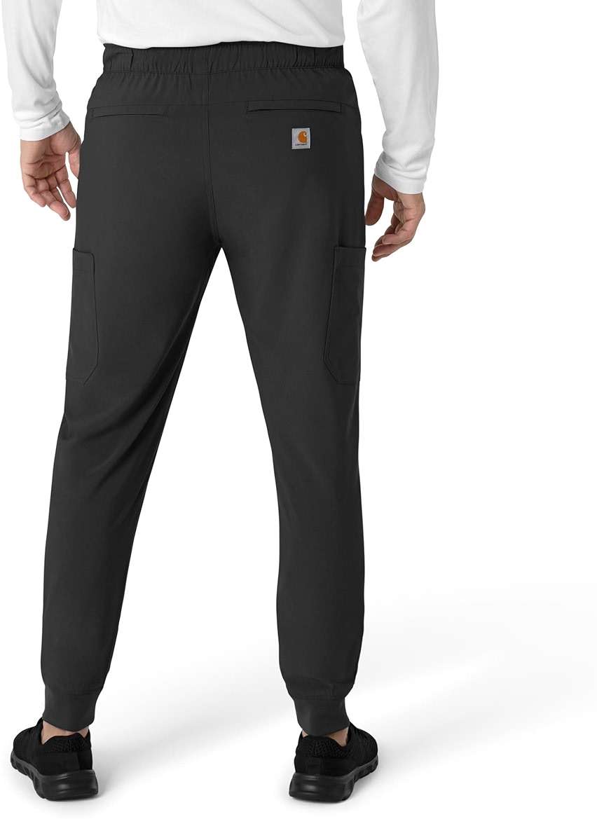 Carhartt Scrubs for Men Force Cross-Flex Joggers Pants with Drawstring and 7 Pockets - Image 3