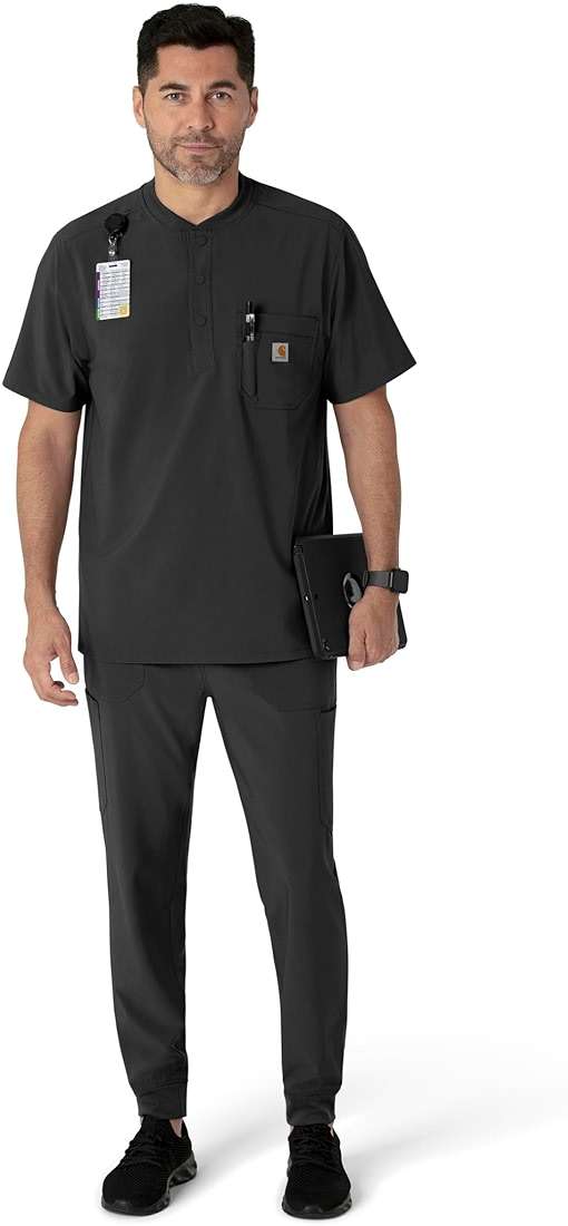 Carhartt Scrubs for Men Force Cross-Flex Joggers Pants with Drawstring and 7 Pockets - Image 10