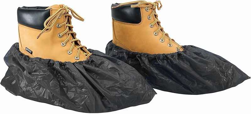 Provizio Supply Waterproof Shoe Covers Disposable Non Slip Extra Large Boot Cover - (40 Pairs) - Image 2