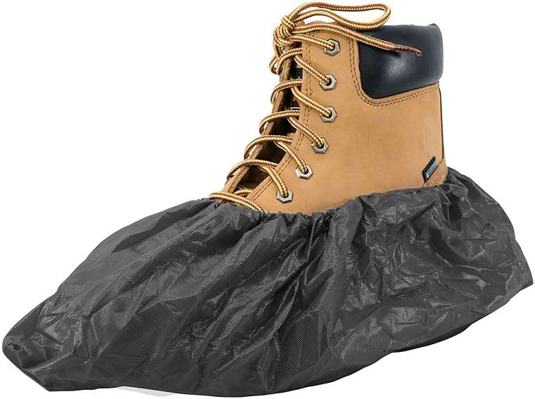 Provizio Supply Waterproof Shoe Covers Disposable Non Slip Extra Large Boot Cover - (40 Pairs) - Image 6