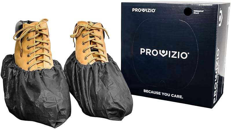 Provizio Supply Waterproof Shoe Covers Disposable Non Slip Extra Large Boot Cover - (40 Pairs) - Image 8