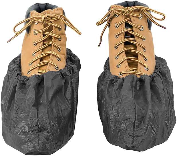 Provizio Supply Waterproof Shoe Covers Disposable Non Slip Extra Large Boot Cover - (40 Pairs) - Image 9