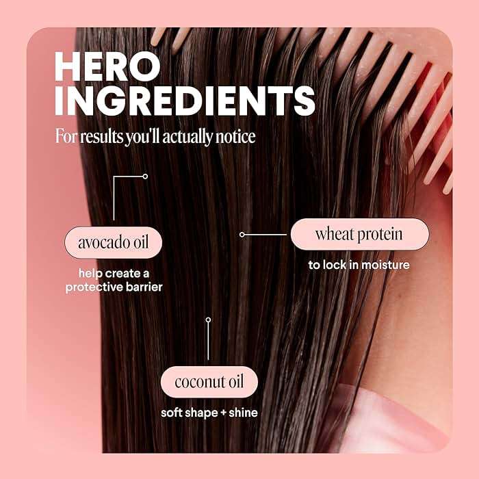 MONDAY HAIRCARE Smooth Shampoo + Conditioner Bathroom Set (2 Count) 27 oz Each For Frizzy, Coarse & Curly Hair Made with Coconut Oil, Shea Butter & Vitamin E 100% Recyclable Bottle Pink - Image 5