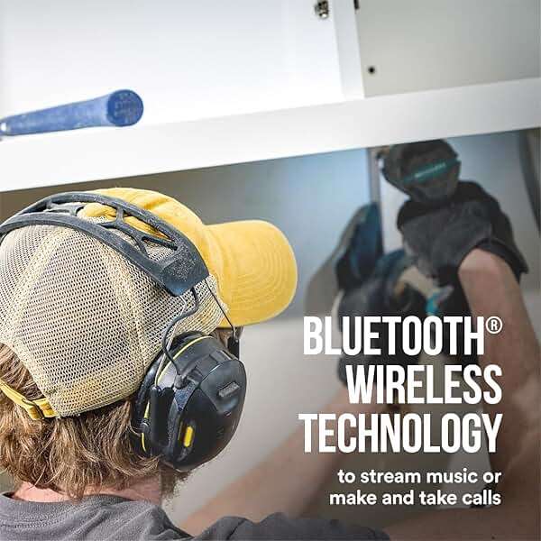 3M WorkTunes Connect Wireless Hearing Protector with Bluetooth Technology, Bluetooth Hearing Protection with a 26 dB Noise Reduction Rating - Image 6
