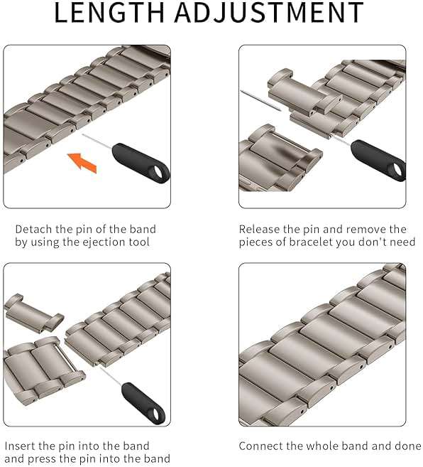 synsing Magnetic Titanium 22mm Band Compatible for Garmin Fenix 8 47mm/E 47mm/Fenix 7/6 Pro/5 Plus, 26mm Metal Quick Release Strap for Fenix 8 51mm/Enduro 3 51mm/Fenix 7X Pro Sapphire Solor/6X Pro - Image 7