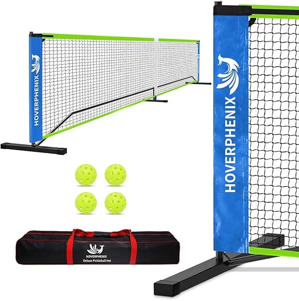 Portable Pickleball Net - 22FT Regualtion Size Pickle Ball Net，Weather Resistant Steady Steel Frame and Carry Bag for Indoor, Outdoor, Driveway, Backyard - Image 1