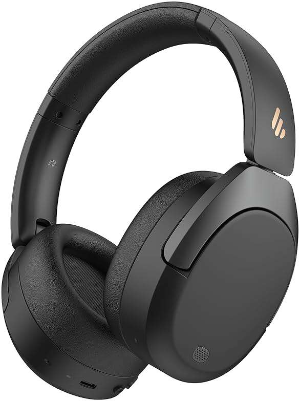 Edifier W830NB Wireless Over Ear Headphones with -45dB Active Noise Cancelling, 94H Playtime, LDAC Hi-Res Sound, Spatial Audio, Fast Charging, Multipoint Connection, Bluetooth V5.4 - Black - Image 1