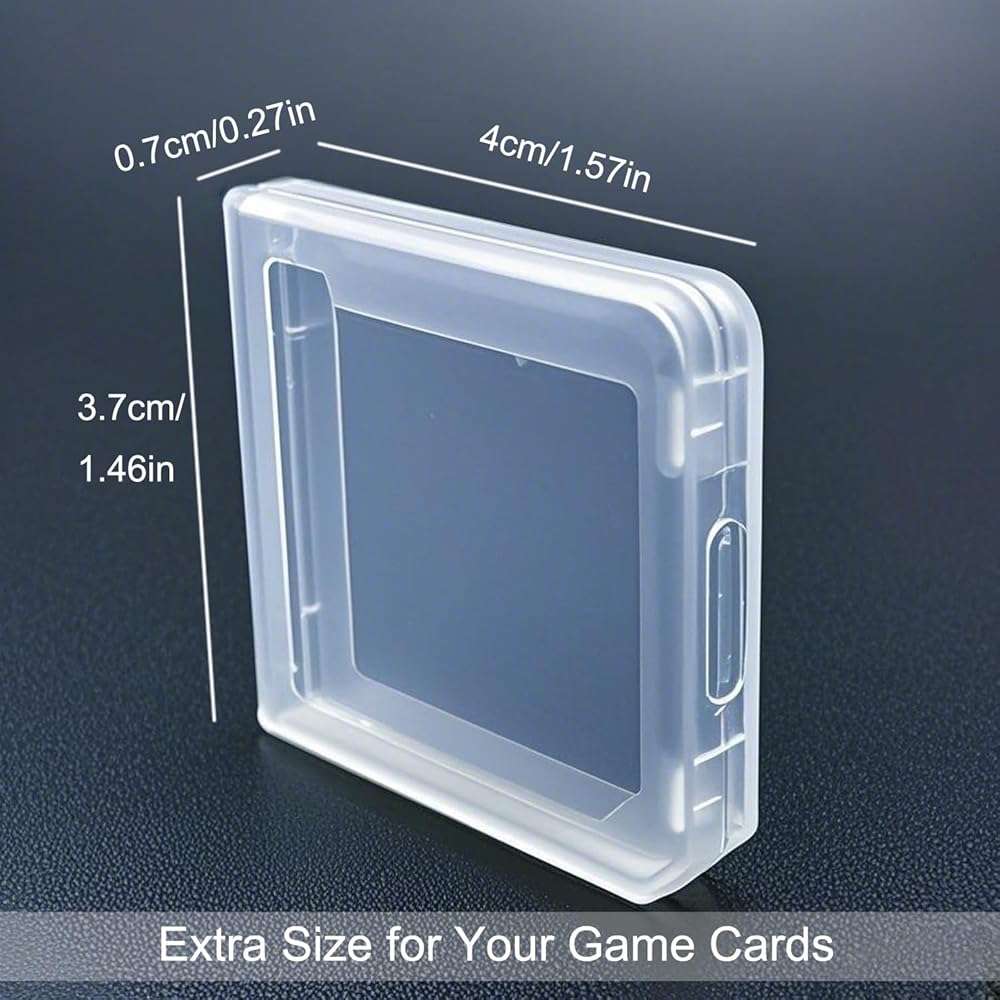 Sanviatime 12Pcs Game Case Clear Game Card Box Anti Dust Cover Transparent Storage Box Case for DS 3DS DSI Protective Single Cartridge Holder - Image 2