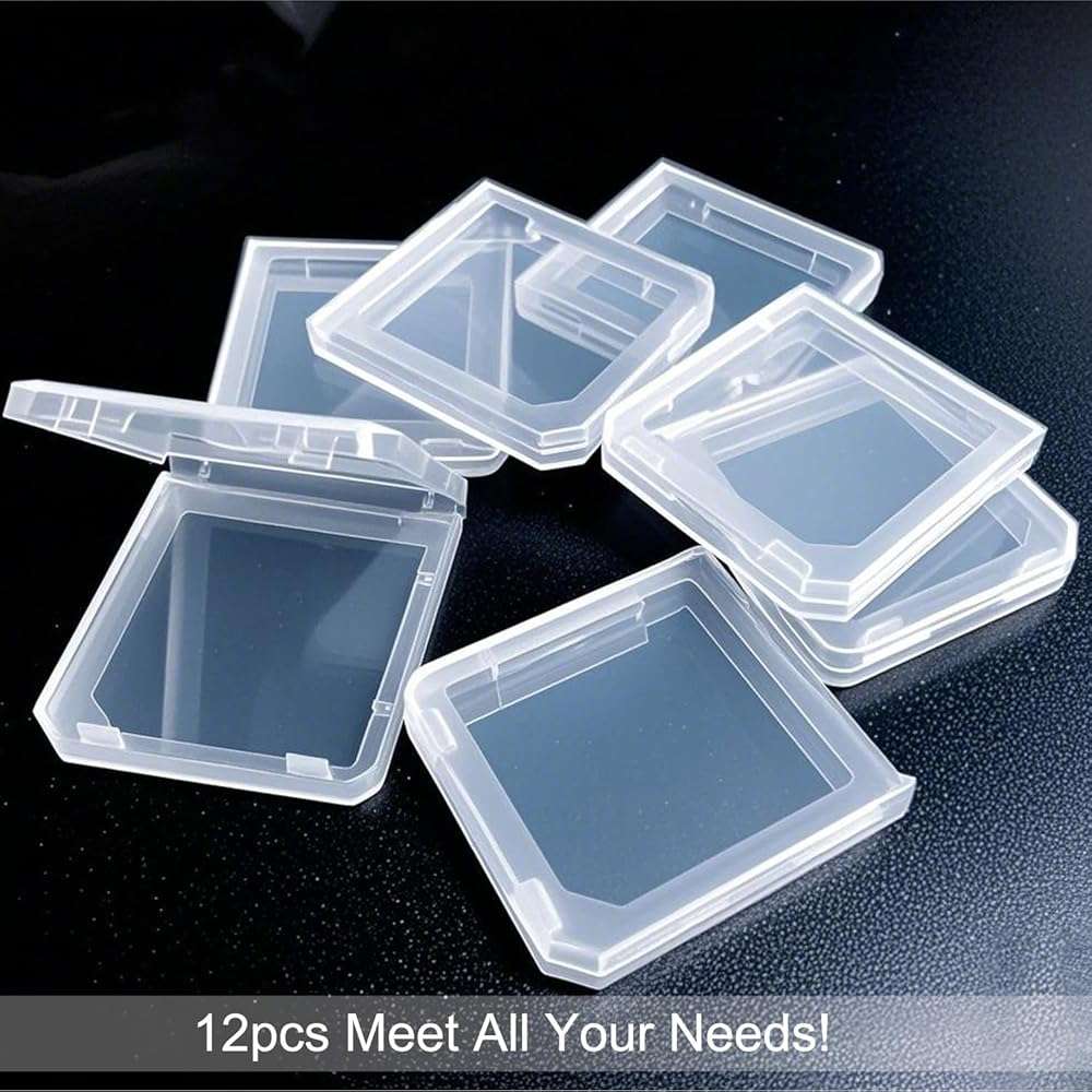 Sanviatime 12Pcs Game Case Clear Game Card Box Anti Dust Cover Transparent Storage Box Case for DS 3DS DSI Protective Single Cartridge Holder - Image 7