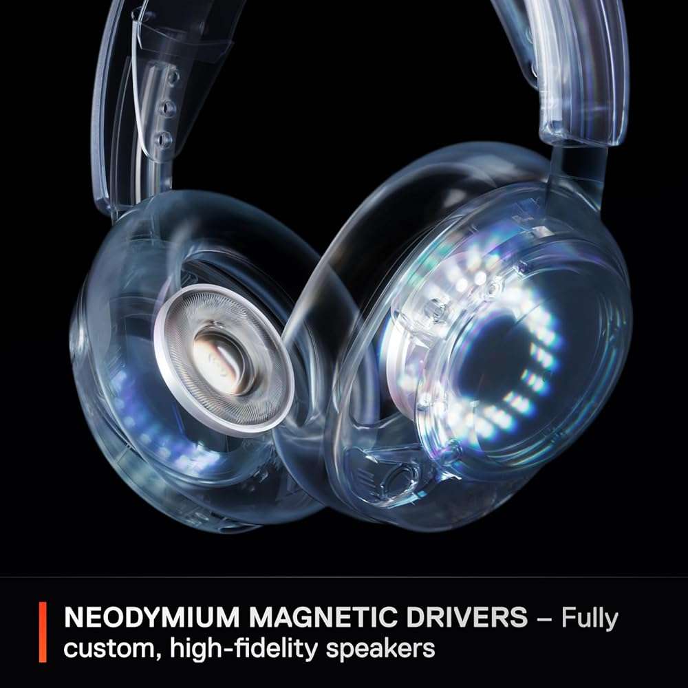 SteelSeries Arctis Nova 5 Wireless Multi-System Gaming Headset — Neodymium Magnetic Drivers — 100+ Audio Presets — 60 HR Battery — 2.4GHz or BT — ClearCast Gen2.X Mic — PC, PS5, PS4, Switch, Mobile - Image 6